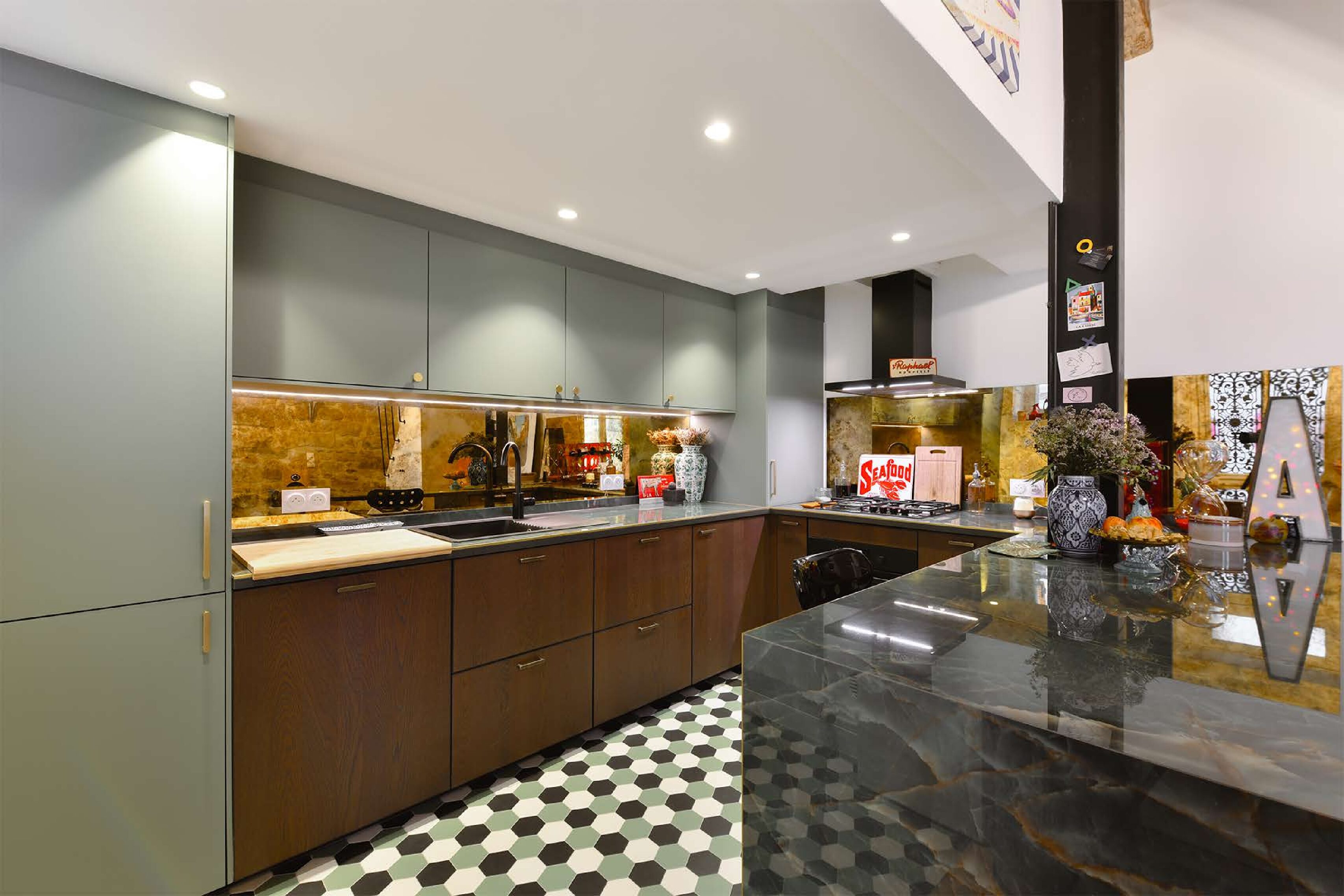 Cuisine Architecte intérieur rénovation marly le roi